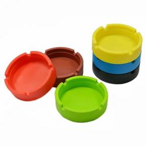 Smoking Accessories Round Shape Silicone ashtray