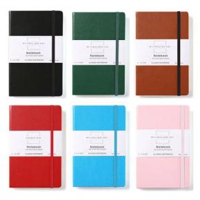 Custom Logo A5 Hardcover Pu Leather Planner Customizable Sublimation Notebook