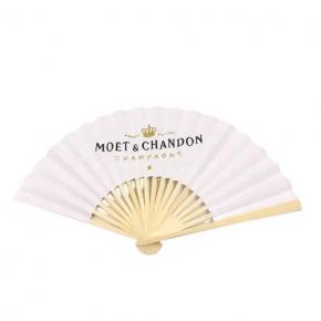 Promotional Gift Portable Plastic Hand Fan Custom Printed Folding Logo Bamboo Paper Hand Fan