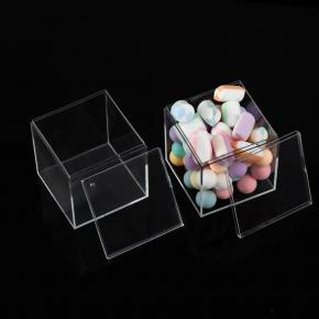 Gift with lid custom chocolate acrylic storage box acrylic box