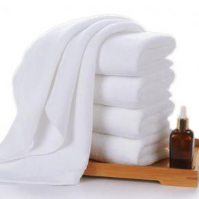 Luxury White Terry Hotel 100% Cotton Bamboo Bath Towel