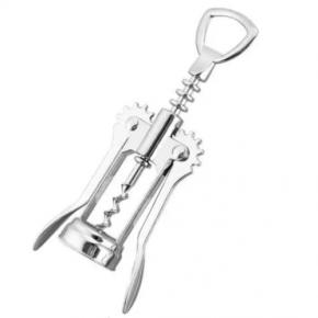 Multifunctional Premium Wine Bottle Opener Portable Metal Silver Beer Corkscrew