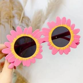 New kids sunglasses sunflower cartoon glasses vintage daisies children's glasses baby goggles