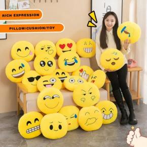 Creative stuffed toys pillow custom plush funny cute smiley Throw emoticon Happy Face pillow