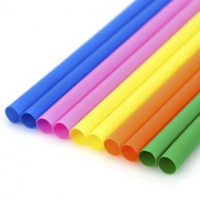 Biodegradable colored disposable PLA/PP eco plastic straw compostable drinking straws