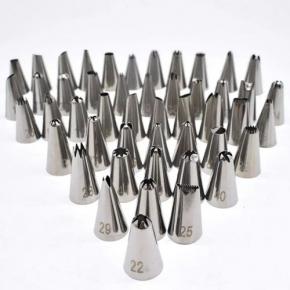 Hot Selling 48pcs Piping Tips Cake Decorating Tips and Icing Piping Tips Nozzales Set