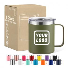 12oz 14oz 16oz 24oz Stainless Steel Tumbler with Handle Vacuum Insulated